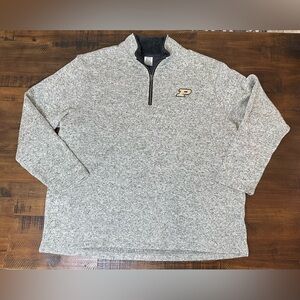 ProEdge Men’s Purdue University 1/4 Zip Sweatshirt Size 3XL Embroidered